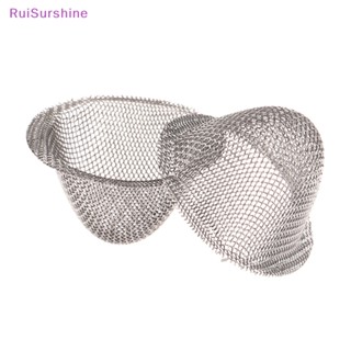 Ruisurshine ใหม่ ตาข่ายกรองท่อสูบบุหรี่ 10 ชิ้น