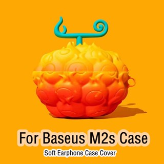 【จัดส่งรวดเร็ว】เคสหูฟัง แบบนิ่ม ลายการ์ตูน สําหรับ Baseus M2s M2s