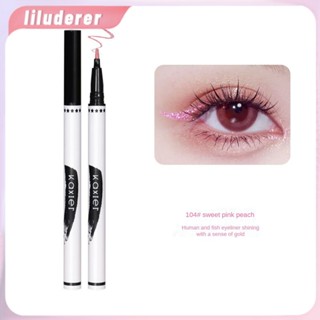 Kaxier Sparkling Liquid Eyeliner Waterproof Durable Quick-drying Very Fine Makeup Color Eyeliner HO