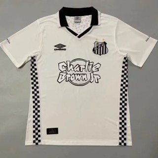 เสื้อกีฬาแขนสั้น ลายทีมชาติฟุตบอล Santos Special Edition ชุดเหย้า แห้งเร็ว ไซซ์ S - XXL สําหรับผู้ชาย ไซซ์ 22-23