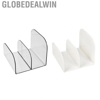 Globedealwin Desktop Book Ends  Practical Bookshelf Lightweight Easy To Clean for Office