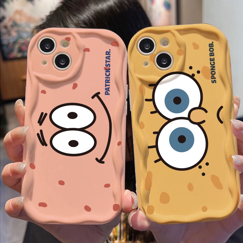 เคสโทรศัพท์มือถือ TPU ปิดด้านหลัง ลายสพันจ์บ็อบ แพทริกสตาร์ สีพื้น สําหรับ VIVO Y75 Y55 T1 Y16 Y02S Y50 Y30 Y30i Y76S Y76 Y77 Y85 V9 Y95 Y91 Y93 Y91C Y1S