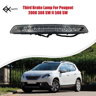 9600412680 โคมไฟเบรก LED ขั้นสูง สําหรับ Peugeot 2008 308 SW II 508 SW Citroen C4 Picas 6351LX