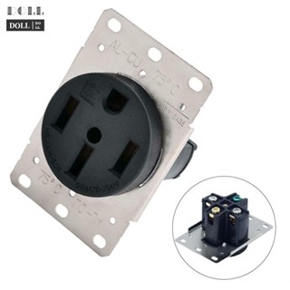 ⭐READY STOCK ⭐Flush Mounting Receptacle NEMA 14-50R, 50A 125/250V 3 Pole 4 Wire Grounding Plug