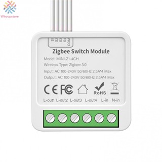 โมดูลสวิตช์ไฟ ZigBee WiFi ขนาดเล็ก ที่เสถียร ประสิทธิภาพสูง พร้อมรีโมตคอนโทรล