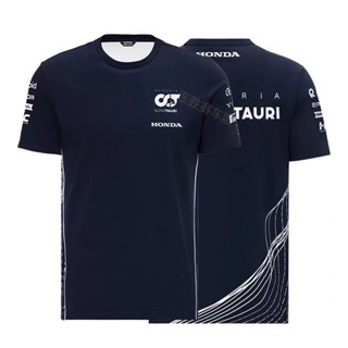 F1 เสื้อยืดคอกลม แขนสั้น แบบแห้งเร็ว เหมาะกับฤดูร้อน สําหรับผู้ชาย 2023