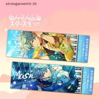 Strongaroetrtr ที่คั่นหนังสือเลเซอร์ ลายดาว Sakuma Rei Tenshouin Eichi Kagehira Mika สําหรับหนังสือ เครื่องเขียน โรงเรียน