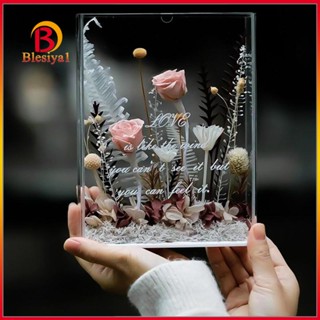 [Blesiya1] กรอบรูปอะคริลิค สําหรับใส่ช่อดอกไม้แห้ง DIY
