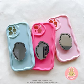 เคสโทรศัพท์มือถือ พร้อมกระจกขาตั้ง สีแคนดี้ สร้างสรรค์ สําหรับ Realme Q3S Q3T Q3 5G Q3i 5G Find X2 X3 Lite R17 R15 OPPO A53S 5G A12E A3S