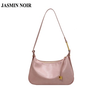 Jasmin NOIR กระเป๋าสะพายไหล่ กระเป๋าถือ หนัง PU ขนาดเล็ก สําหรับสตรี