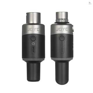 {fash} Joyo MW-1 ไมโครโฟนไร้สาย 5.8GHz แบบชาร์จไฟได้ และตัวรับส่งสัญญาณ สําหรับไมโครโฟนไดนามิก มิกเซอร์เสียง แอมป์ และกล้อง