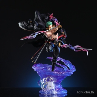 โมเดลฟิกเกอร์ One Piece GK Emperor Nine Swords Flow Sauron Tornado Combat Scene ของขวัญ สําหรับตกแต่ง GD6N