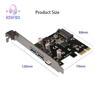 Pcie เป็น USB3.1 Type C การ์ดขยาย ฮับ USB ตัวแยก สําหรับเดสก์ท็อป PCIE การ์ดไรเซอร์ การ์ดแปลง Pci Express