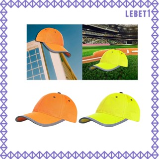 [Lebet] หมวกเบสบอลสะท้อนแสง สีนีออน เพื่อความปลอดภัย มองเห็นชัดสูง