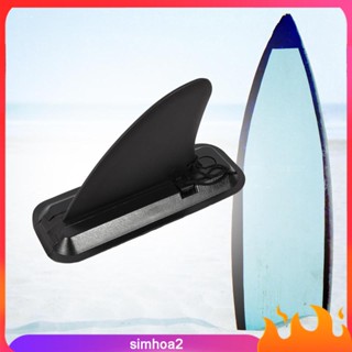 [Simhoa2] Surfboards Thruster Fins, Detachable Fins Water Sports Quick Release Single Surf Fins for Canoe Boat Outdoor Dinghy Professional