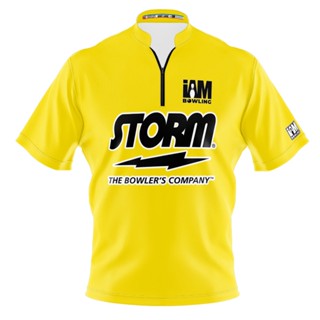 Storm DS เสื้อโปโล แขนสั้น พิมพ์ลายโบว์ลิ่ง 1602-ST 3D