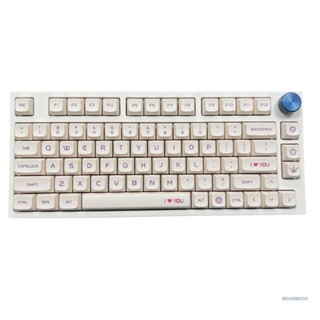 Lucky ปุ่มกดคีย์บอร์ด XDA PBT สีขาว ม่วง สําหรับ 64 68 87 84 980 104