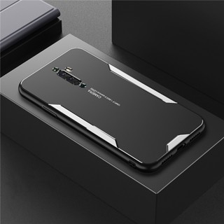 Oppo Reno 10x Zoom 2 2Z 2F Reno 3 4Z หรูหรา โลหะอลูมิเนียม เคลือบด้าน เลเซอร์แกะสลัก แผงป้องกันเลนส์ กันกระแทก เคสโทรศัพท์