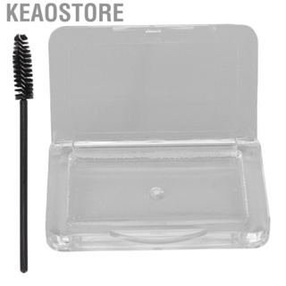 Keaostore Eyebrow Styling Soap  Clear Setting 90° Brush Head Long Lasting for Daily Use