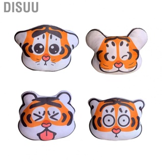 Disuu Double Sided Sofa Cushion Fat Tiger Shaped Decoration  Toy Pillow for Home Year of The Gift