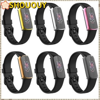 Shououy เคสชุบ TPU อุปกรณ์เสริม สําหรับ Fitbit Luxe