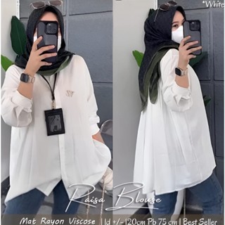 Raisa เสื้อท็อป โอเวอร์ไซซ์ สไตล์มุสลิม โมเดิร์น สําหรับผู้หญิง วัยรุ่น XL