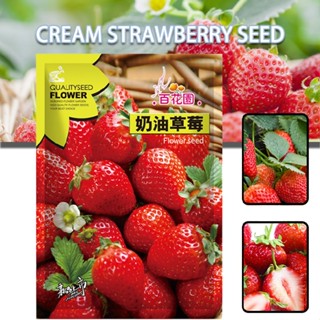 Sweet Red Strawberry Seeds for Home Garden Planting Non-GMO High Germination