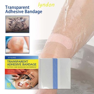 Lyndon สติกเกอร์รอยสัก แบบใส กันน้ํา มีกาวในตัว ฟิล์มป้องกันรอยสัก