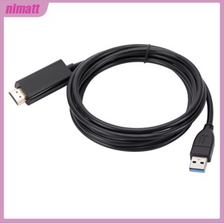 Ni อะแดปเตอร์แปลงสายเคเบิ้ล Usb 3.0 เป็น Hdmi สําหรับ Android Mac OS