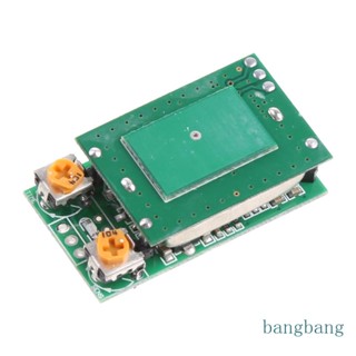 Bang HFS-DC06 โมดูลเซนเซอร์ไมโครเวฟ DC 5V 5 8GHz สําหรับตรวจจับคลื่น ISM