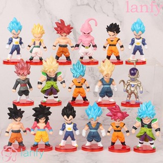 Lanfy ฟิกเกอร์ PVC รูปดราก้อนบอล Z Super Saiyan Son Gohan Dragon Ball Super 16 ชิ้น ต่อชุด