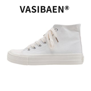 VASIBAEN รองเท้าผ้าใบผู้หญิงเกาหลีจำลองสไตล์ดารายุค 1970