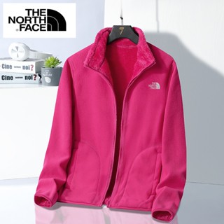 The North Face เสื้อแจ็กเก็ต ผ้าฟลีซ แขนยาว ผ้ากํามะหยี่ขนนิ่ม กันลม สองด้าน ให้ความอบอุ่น แฟชั่นฤดูหนาว สําหรับผู้หญิง ไซซ์ M-5XL