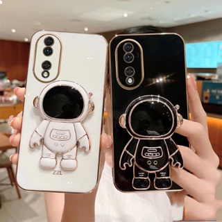 เคสโทรศัพท์มือถือ ลายนักบินอวกาศน่ารัก สีขาว พร้อมขาตั้ง สําหรับ Honor 90 Lite X8a Magic5 Pro 5G 4G Honor90Lite Honor90