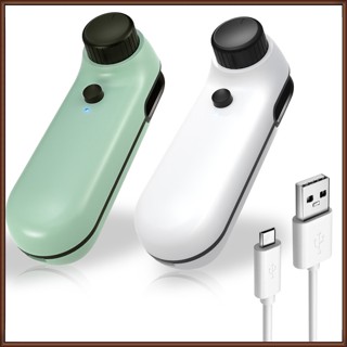 Jaz เครื่องซีลถุงสุญญากาศ ขนาดเล็ก แบบพกพา ชาร์จ Usb สําหรับถนอมอาหาร 2 ชิ้น