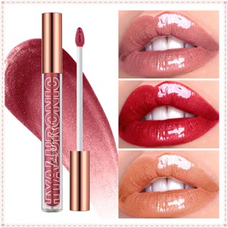 Langmanni Diamond Pearlescent Lip Glaze Fine Flash Moisturizing Water Gloss ลิปสติก High Color Rendering Long Lasting Lip Makeup 8 สี JOYFEEL