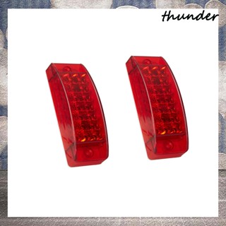 Thunder ไฟเลี้ยว Led 21 ดวง 12V ทรงสี่เหลี่ยมผืนผ้า กันน้ํา พร้อมเมาท์พิกเทล 3 สาย 2 ชิ้น