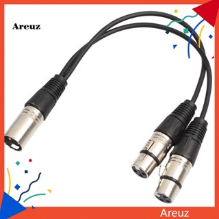 Are อะแดปเตอร์แปลงสายเคเบิ้ล XLR Y Splitter Cable 3 Pin 1 Male to 2 Female 03 เมตร