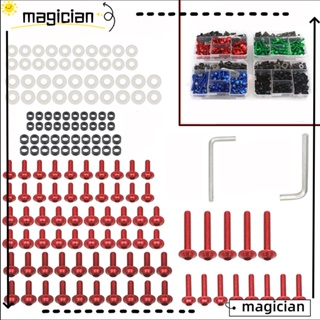 Mag สกรูน็อต CNC อุปกรณ์เสริม สําหรับรถจักรยานยนต์ 158 ชิ้น