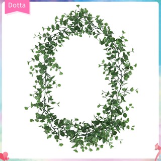 [Dottam] พวงมาลัยเถาวัลย์ปลอม พลาสติก สําหรับแขวนตกแต่งผนังบ้าน งานแต่งงาน