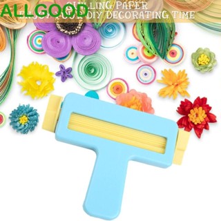 Allgoods กระดาษลายนูน|ที่ตัดกระดาษ ลายนูน สีฟ้า สําหรับทํางานหัตถกรรม Diy|อุปกรณ์เจาะรูกระดาษ แบบพลาสติก