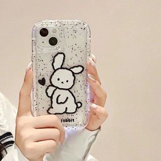 Yiki|เคสโทรศัพท์มือถือแบบนิ่ม TPU กันกระแทก ลายกระต่ายน่ารัก สําหรับ OPPO Find X6 Pro X6 X5 Pro X5 Lite X5 X3 Pro X3 F21S F21 Pro F19 F17 Pro F12 F11 Pro F11 F9 Pro