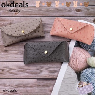 OKDEALS กล่องใส่แว่นกันแดด แบบนิ่ม แบบพกพา ได้มาตรฐาน