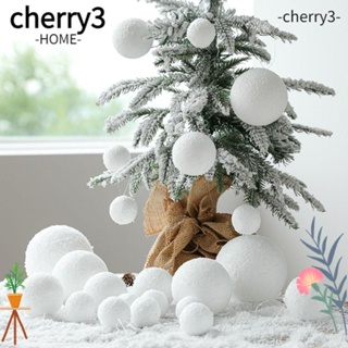 Cherry3 จี้ลูกบอล DIY สําหรับตกแต่งบ้าน ของขวัญคริสต์มาส 6 ชิ้น ต่อชุด