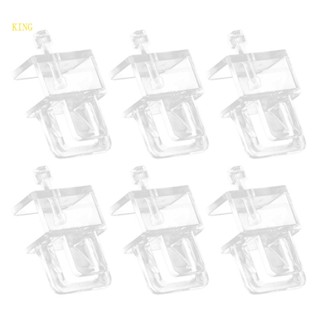 King 6 ชิ้น คลิปตาข่าย ป้องกันหนี สําหรับตู้ปลา พิพิธภัณฑ์สัตว์น้ํา