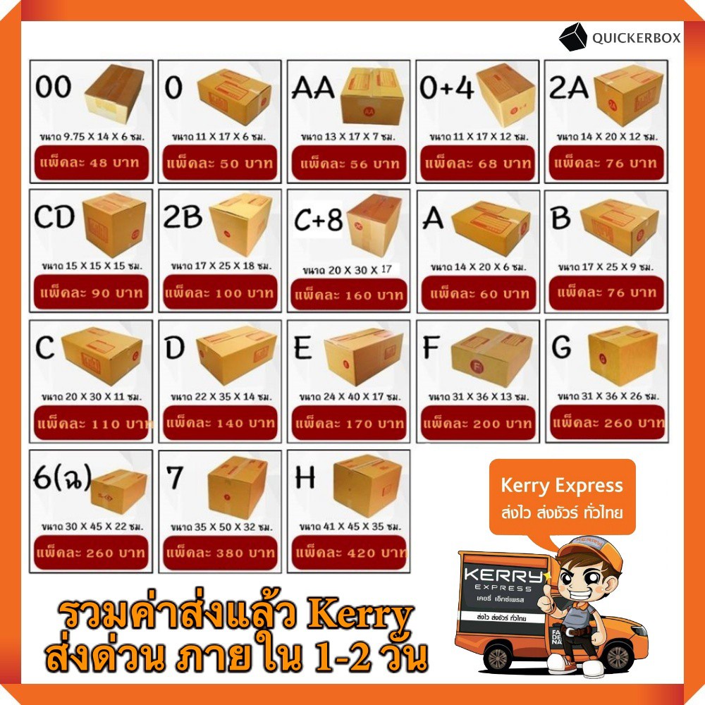จัดส่งด่วนใน 48 ชม. กล่องกระดาษลูกฟูก สินค้ารวมค่าจัดส่งแล้ว เคอ กล่องพัสดุ กล่องไปรษณีย์ ราคาส่ง พร้อมส่ง BearingBox
