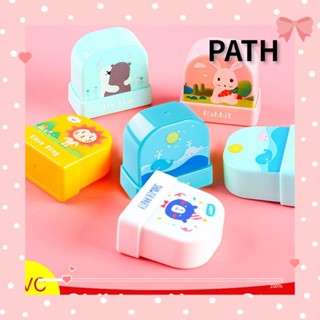 PATH แสตมป์ชื่อเด็ก กระเป๋านักเรียน ไม่ซีดจาง DIY เสื้อผ้าเด็ก