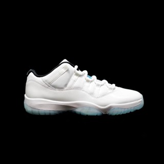 Air Jordan 11 AJ11 รองเท้าบาสเก็ตบอล สีขาว และสีฟ้า AV2187-117 AV2187-117 k