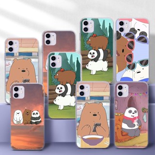 เคสโทรศัพท์มือถือแบบนิ่ม ลายการ์ตูน We Bare Bears น่ารัก SXB17 สําหรับ Samsung S20 Fe Lite S21 S30 Plus A02 M02 A12 Note 20 Ultra