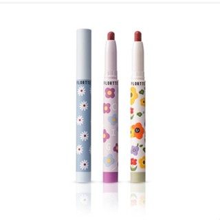 Flortte ลิปสติกเนื้อแมตต์ เนื้อแมตต์ ลายดอกไม้ สีนู้ด สําหรับผู้หญิง